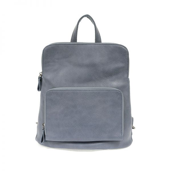 julia mini backpack Julia Mini Backpack, Cerulean Blue/Silver