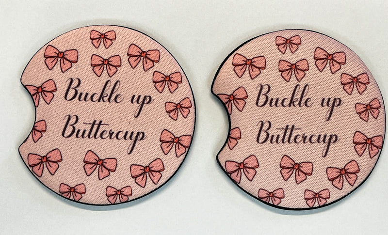 Sublimated Car Coasters, Set/2