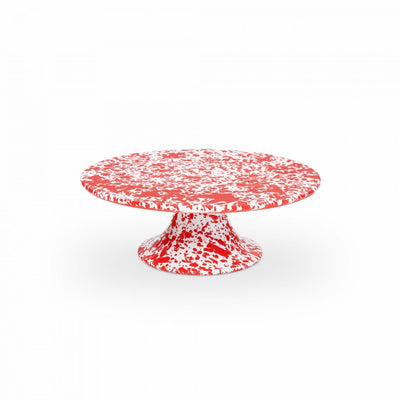 Splatter Serving Pieces in Red