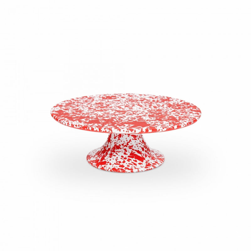 Splatter Serving Pieces in Red