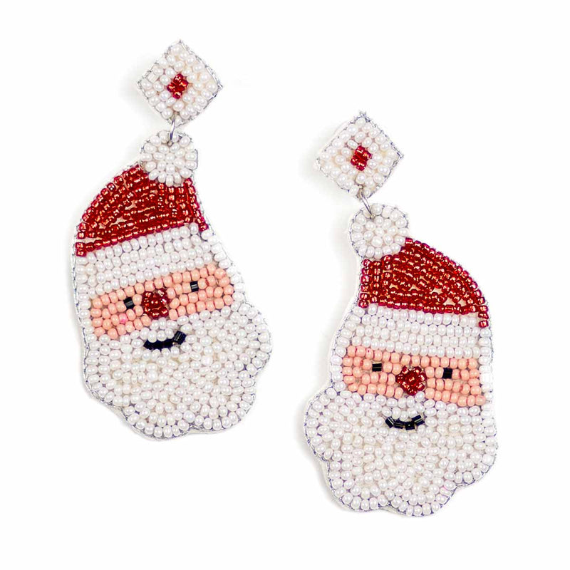 Christmas Beaded Earrings