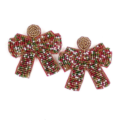 Christmas Beaded Earrings