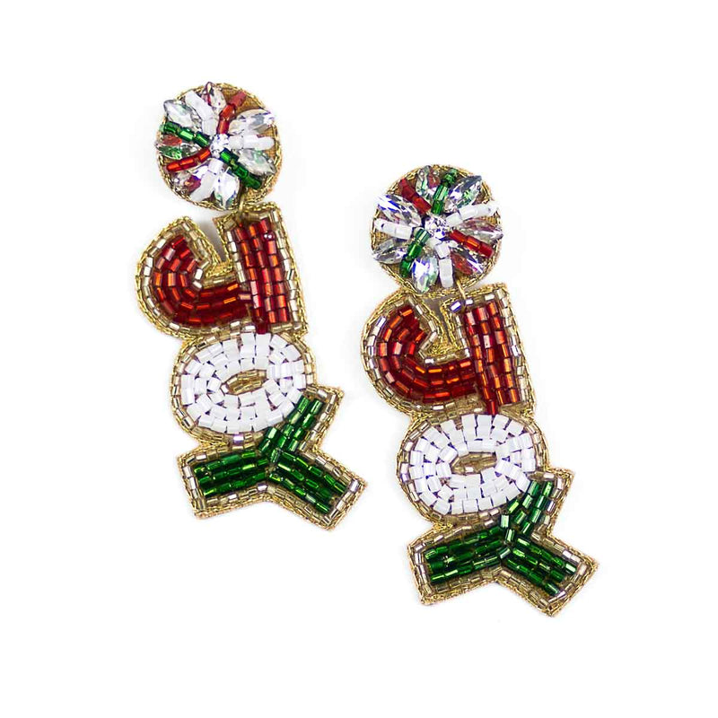 Christmas Beaded Earrings