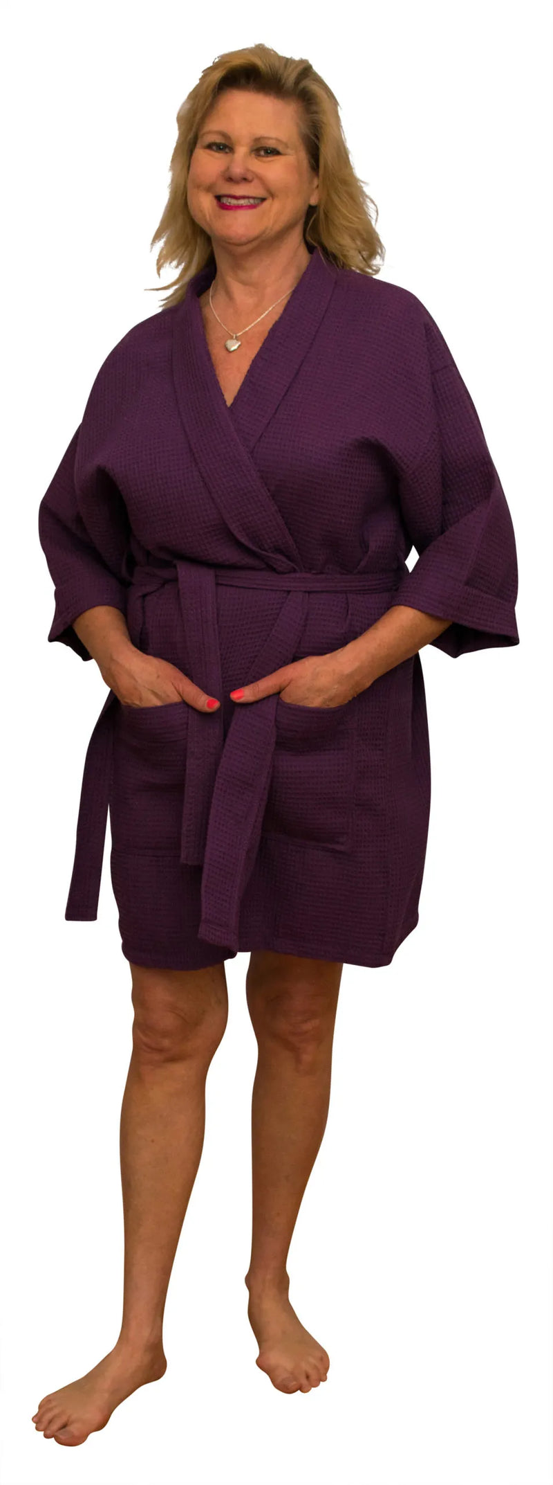 Cotton Waffle Robe