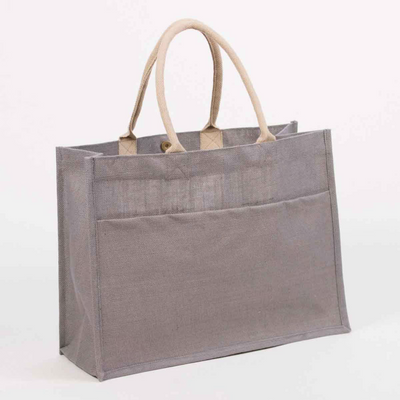 Jute Pocket Tote