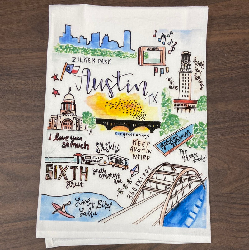 City/State Tea Towel