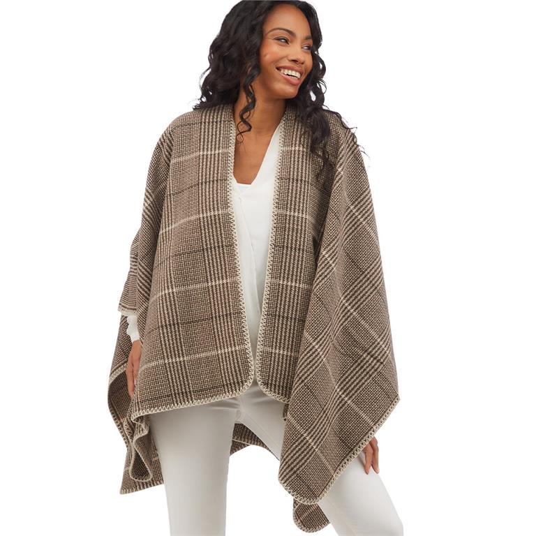 Cozy Chic Shawl in Neutral Color Palette
