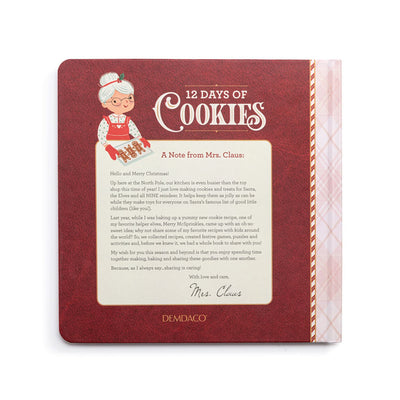 12 Days of Cookies Countdown Recipe Book - 8x8in