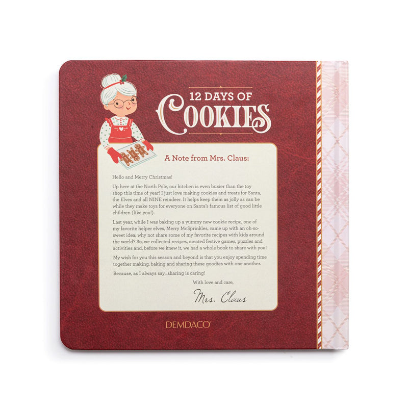 12 Days of Cookies Countdown Recipe Book - 8x8in