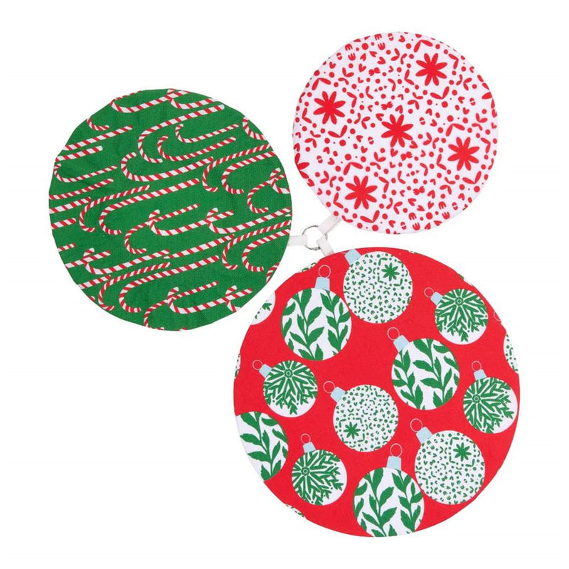 Christmas Dish Cloths, the Blu Collection 3-pack