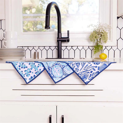 Dish Cloths, the Blu Collection 3-pack