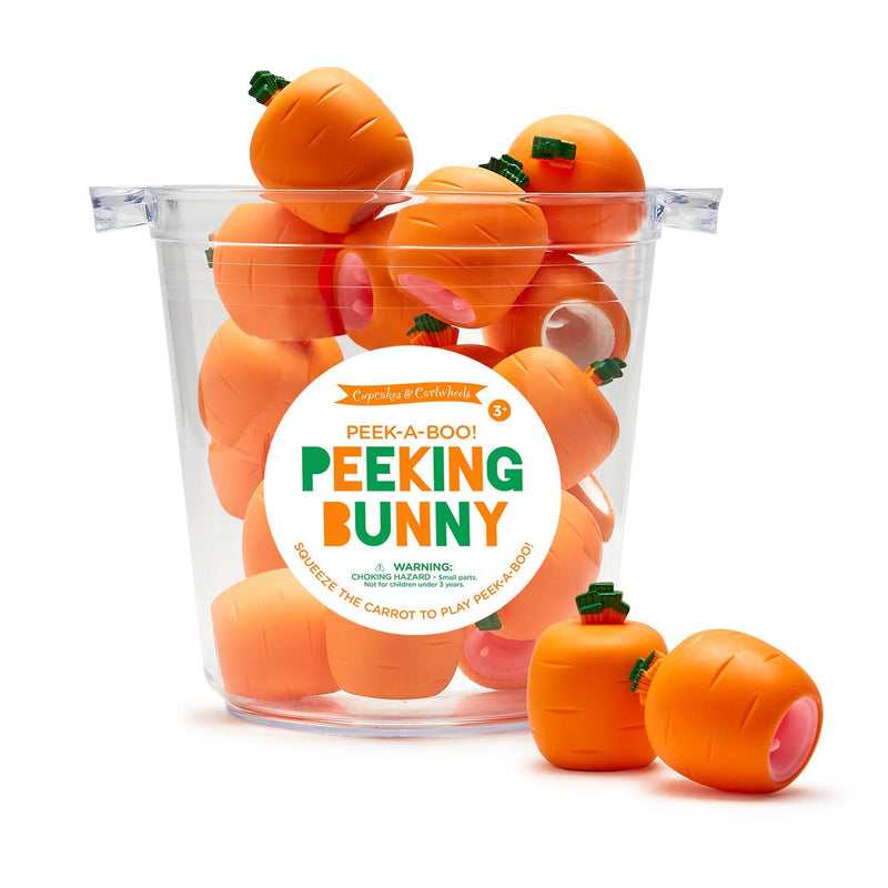 Peek-A-Boo Bunny in Carrot