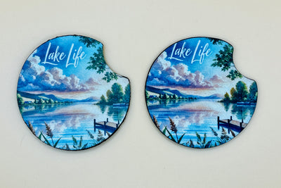 Sublimated Car Coasters, Set/2
