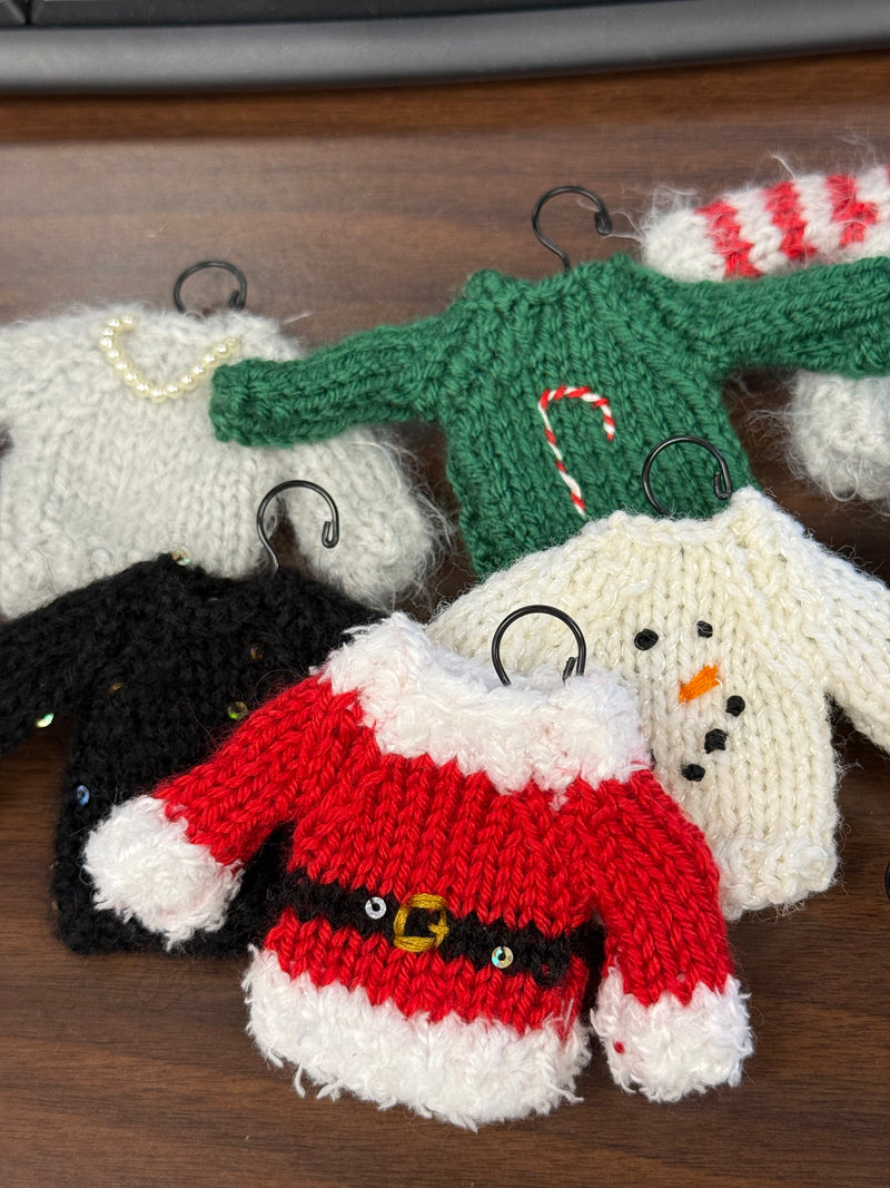 Knitted Sweater Ornaments
