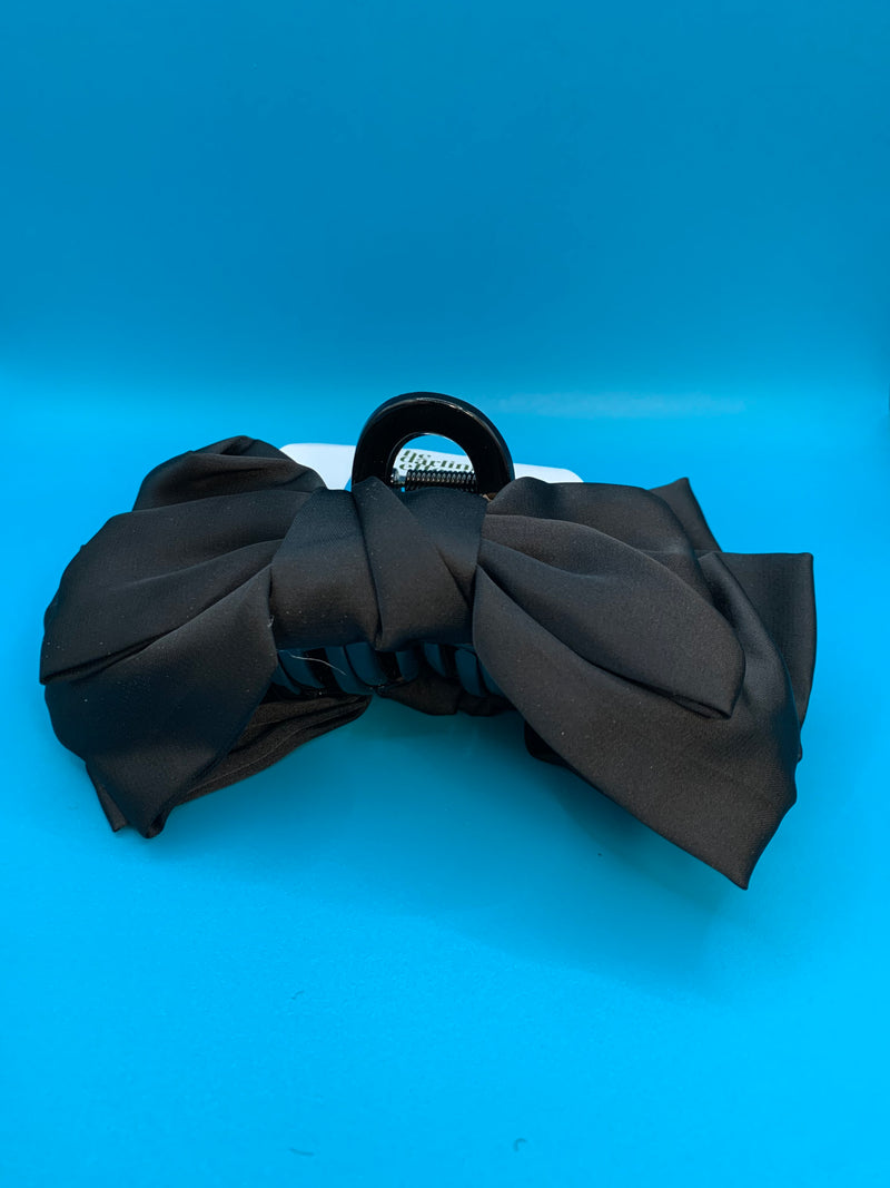 Satin Bow Claw Clip