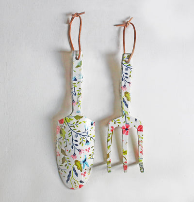 Womanswork - Garden Tool Set with Garden of Paradise Print