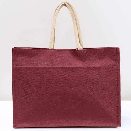 Jute Pocket Tote