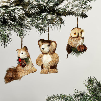 Woodland Animal Ornaments