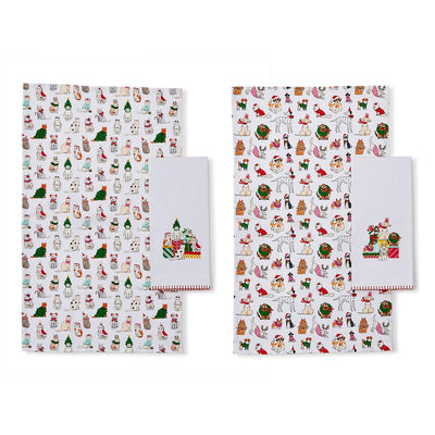 Holiday Pet Dish Towels
