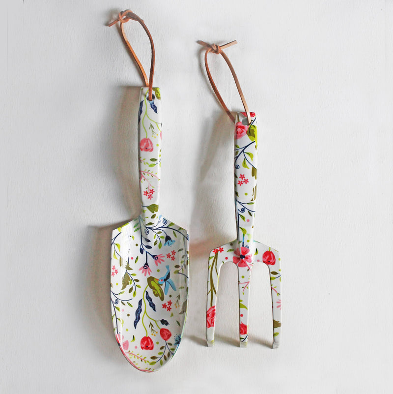 Womanswork - Garden Tool Set with Garden of Paradise Print