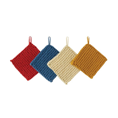 8" Crochet Pot Holder - Fall