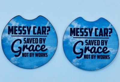 Sublimated Car Coasters, Set/2