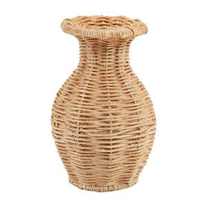 Resin Basket Weave Vases