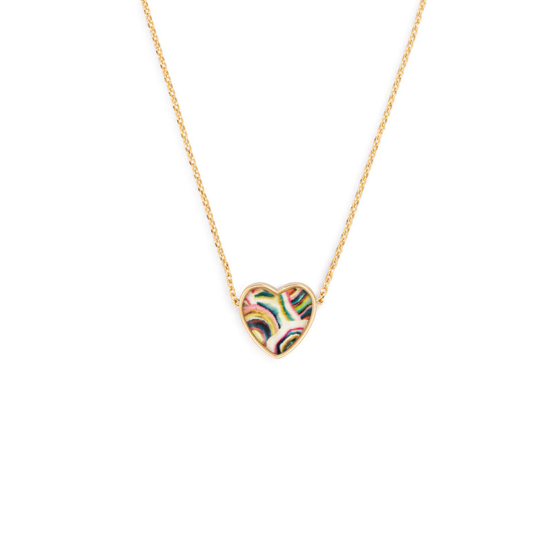 Art Heart Necklace