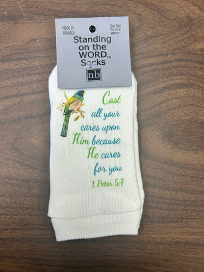 Women's Scripture No-Show Socks