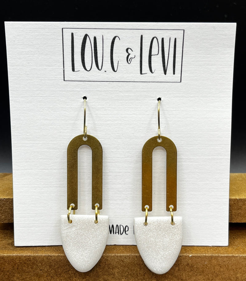 Golden Arc Earrings