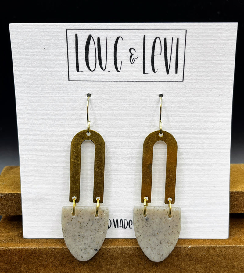 Golden Arc Earrings
