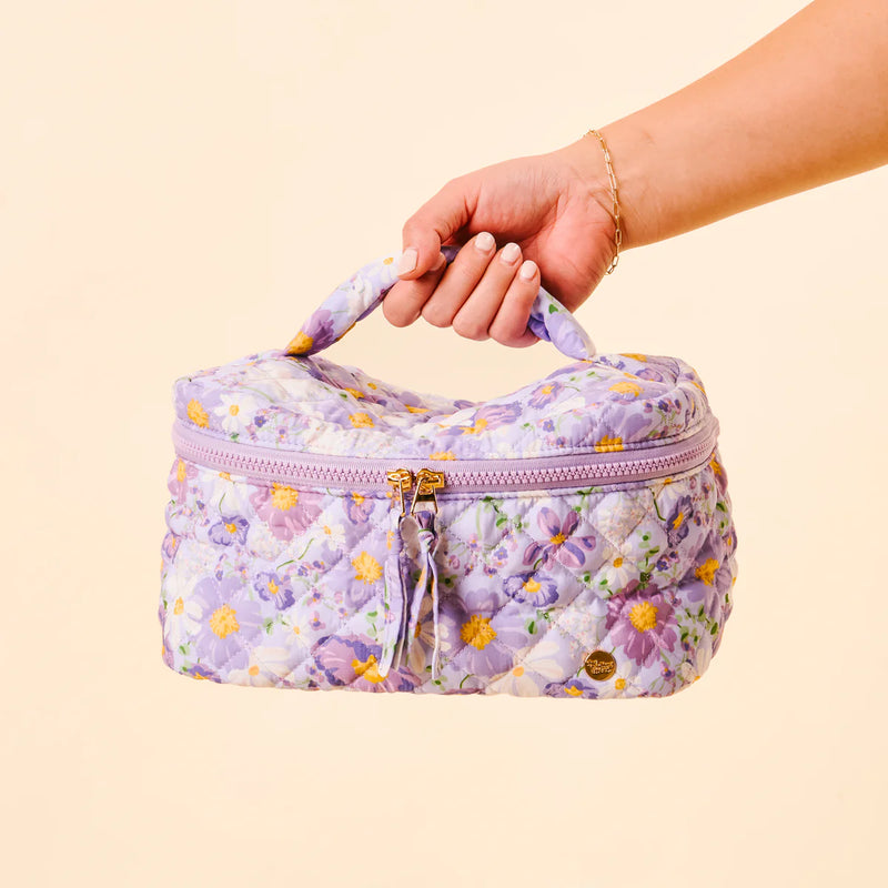 Glam & Go Quilted Cosmetic Bag