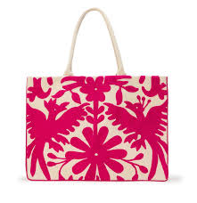 Flora & Fauna Embroidered Tote Bag
