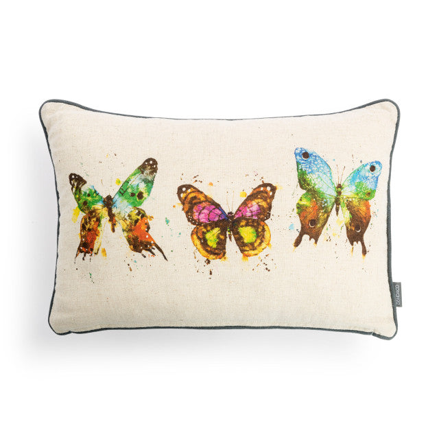 Butterfly & Friends Lumbar Pillow