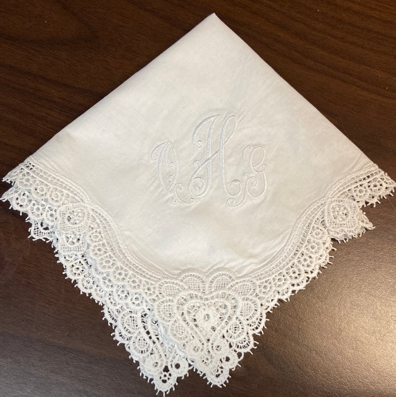 White Lace Handerchief