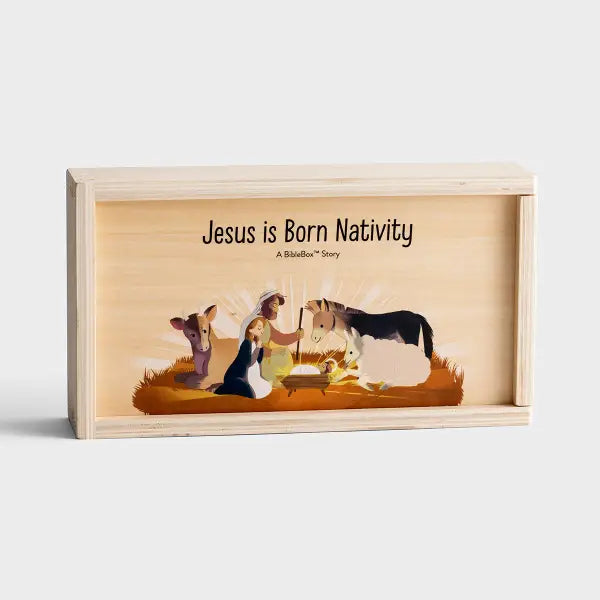 Jesus Is Born Nativity BibleBox
