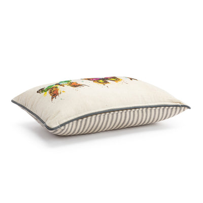 Butterfly & Friends Lumbar Pillow
