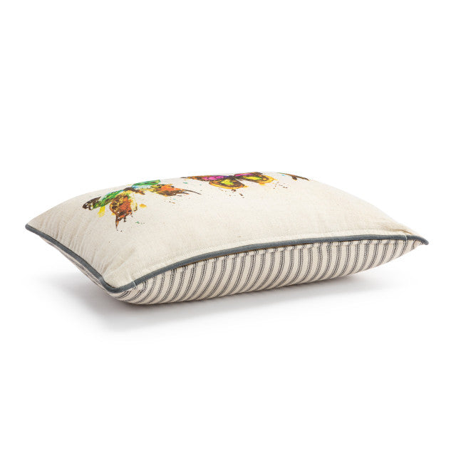 Butterfly & Friends Lumbar Pillow