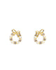 Pearl Wreath Earrings Gold/Pearl