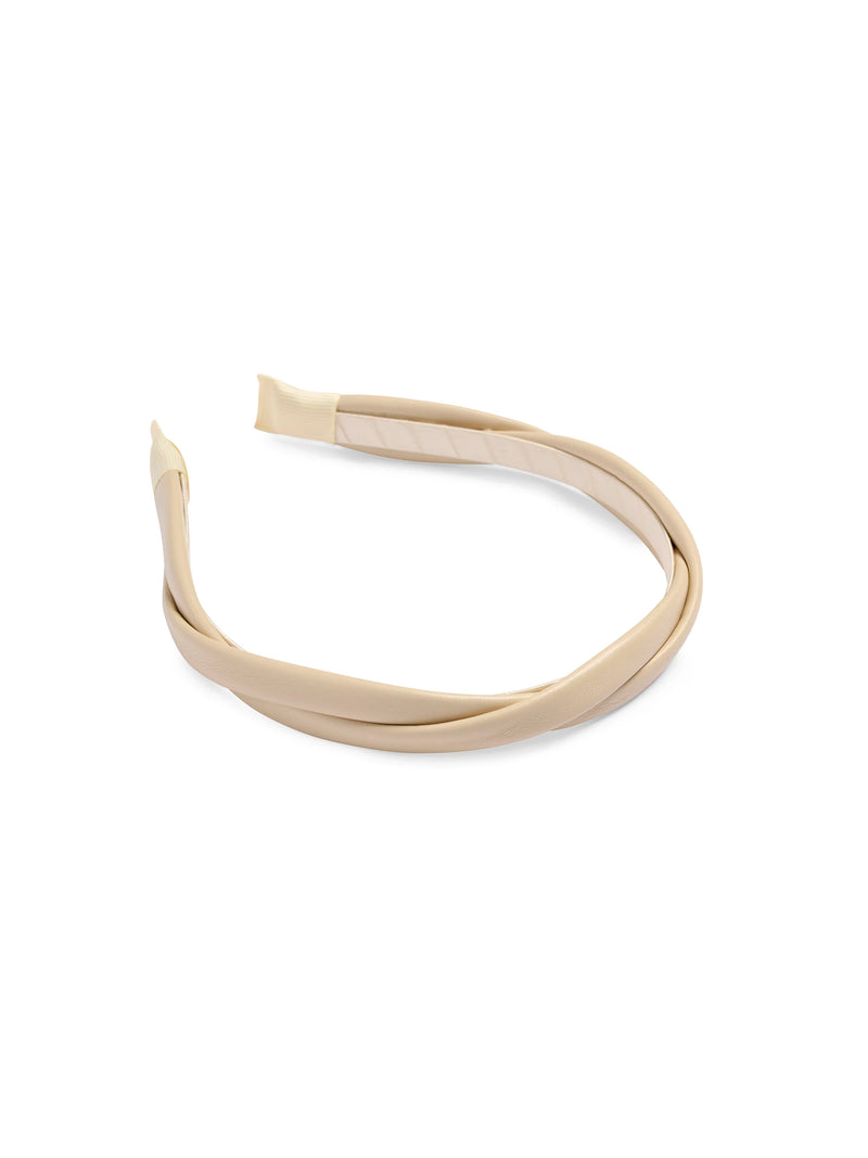Faux Leather Twist Headbands