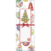 Christmas Notepad with Flour Sack Towel