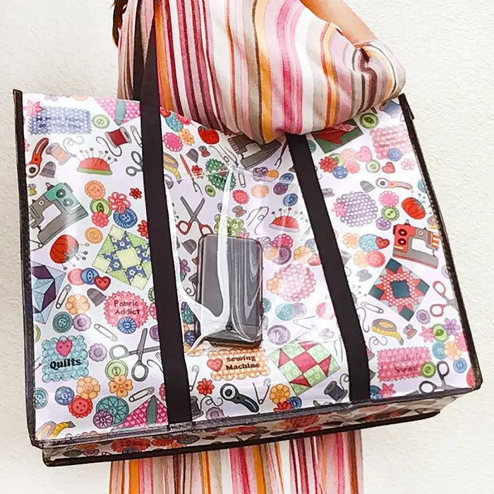Sewing w/Pocket Happy Tote