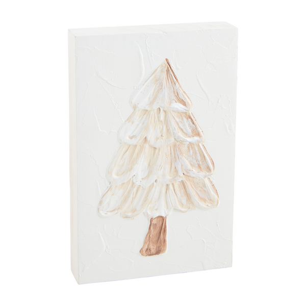 White Christmas Plaques