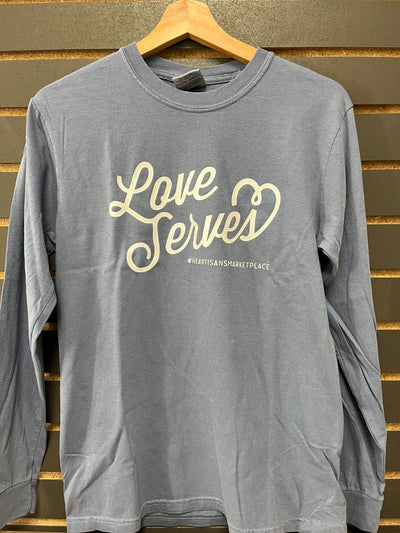 Long Sleeve Love Serves Shirts