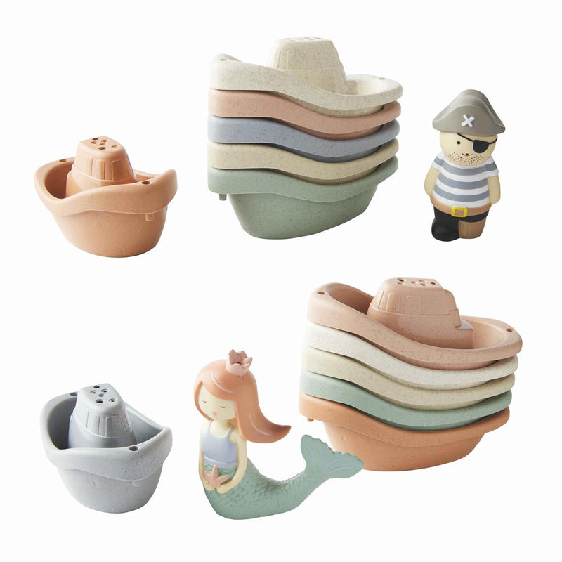 Stacking Boat Toy Set for Bath