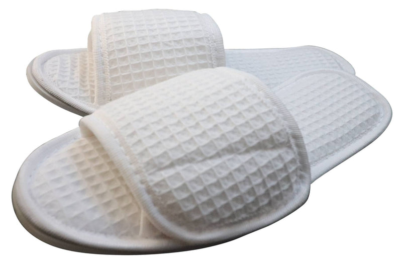 Cotton Waffle Spa Slippers