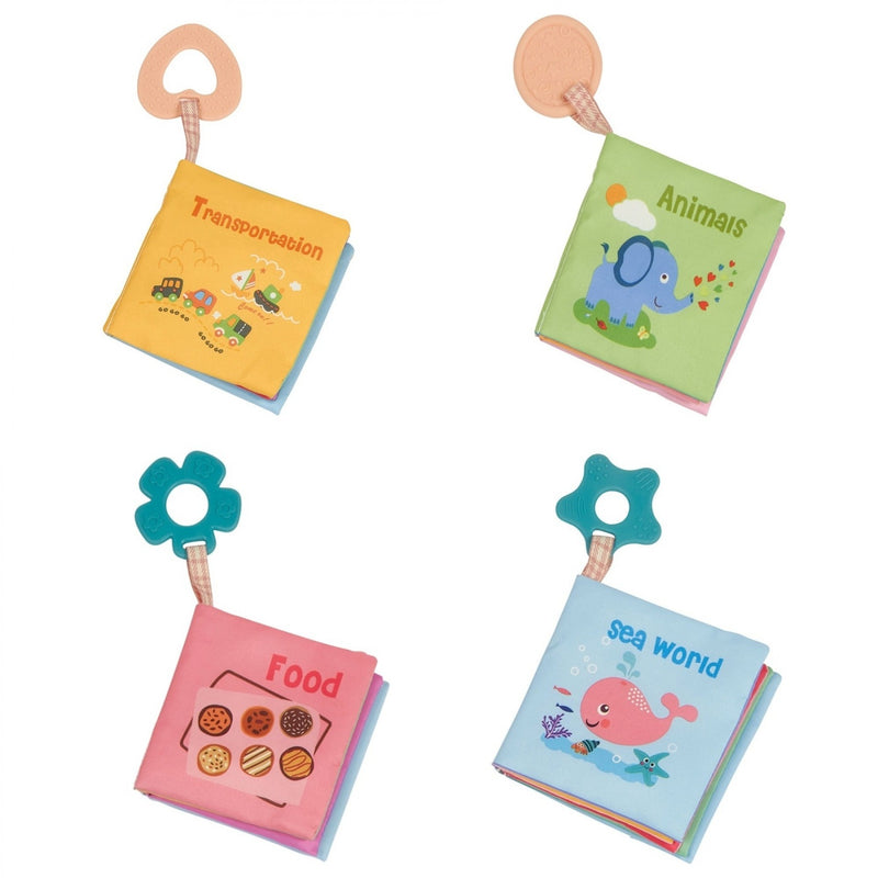 Cloth Books with Teething Rings