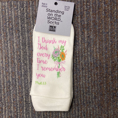 Women's Scripture No-Show Socks