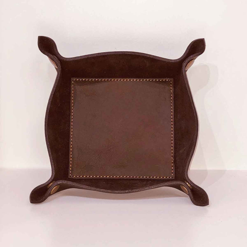 Leather Embossed Valet Tray